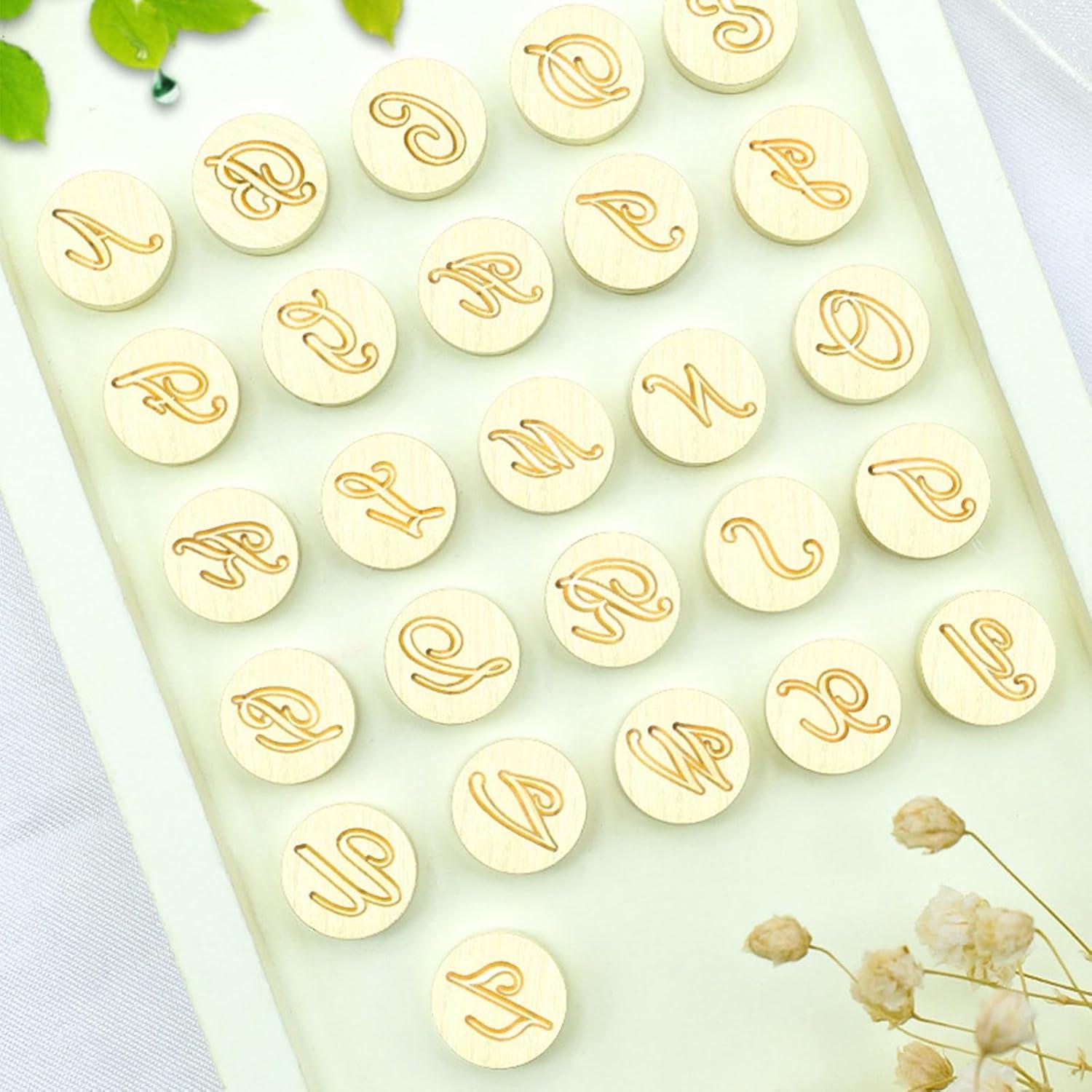 Juego de Sellos de Cera Letras A-Z SGZY-AMZ 26 Piezas 12mm