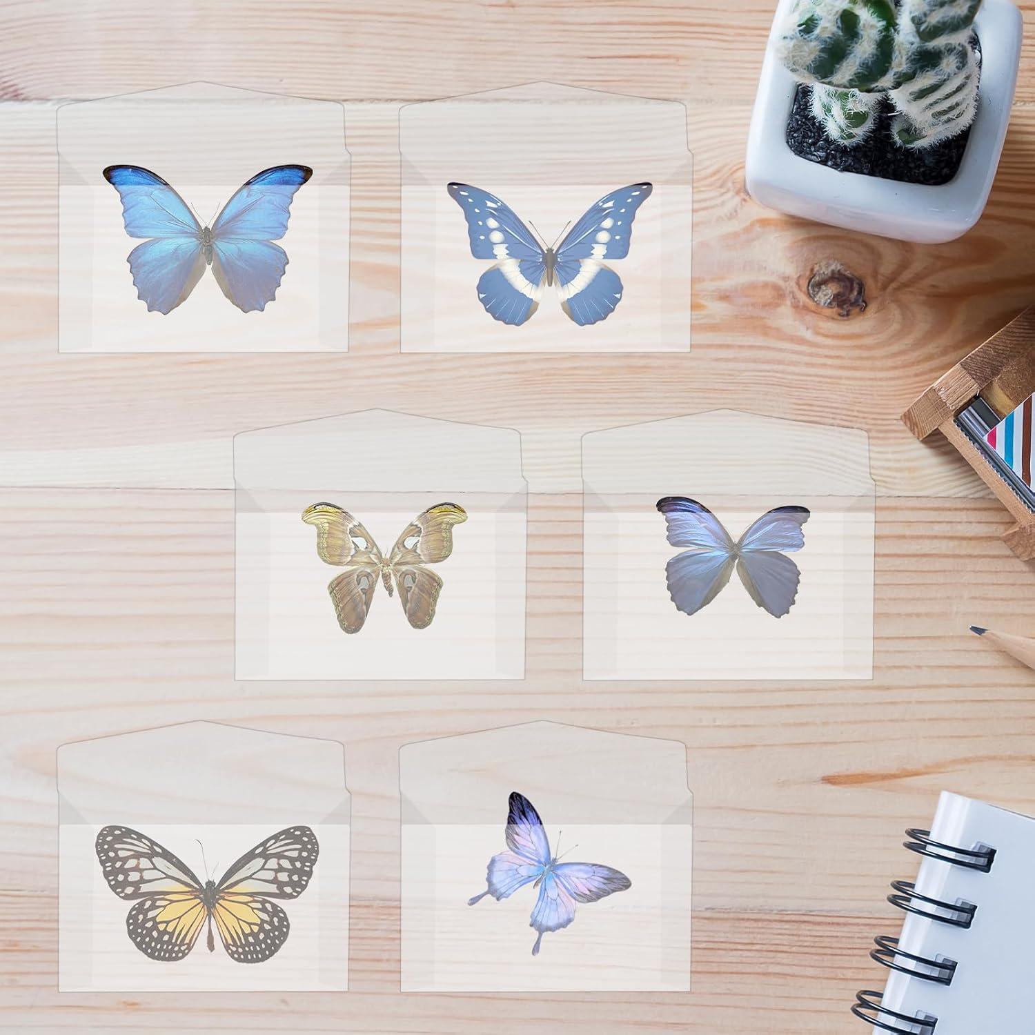 100 Sobres Transparentes FdcZeyxior 10x7 cm para Manualidades