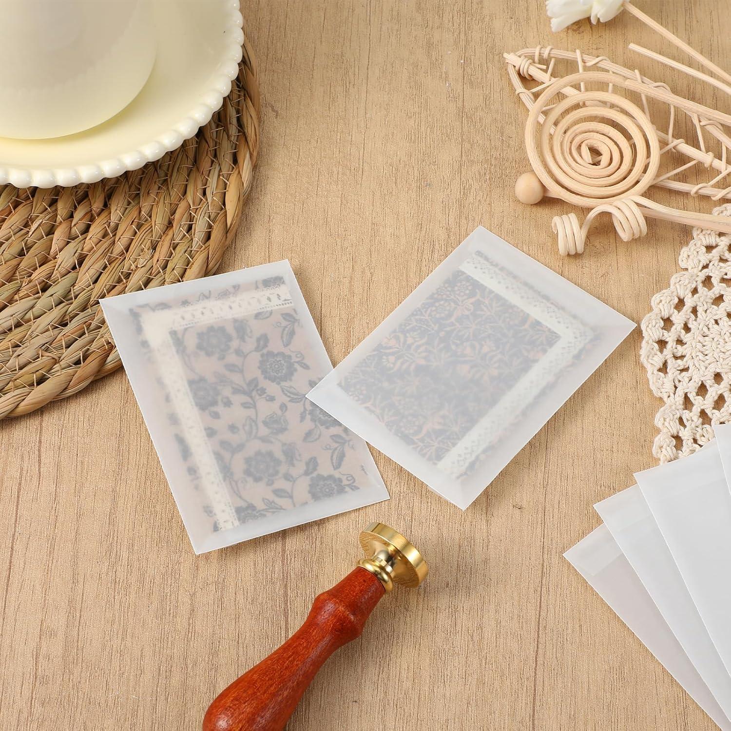 100 Sobres Transparentes FdcZeyxior 10x7 cm para Manualidades