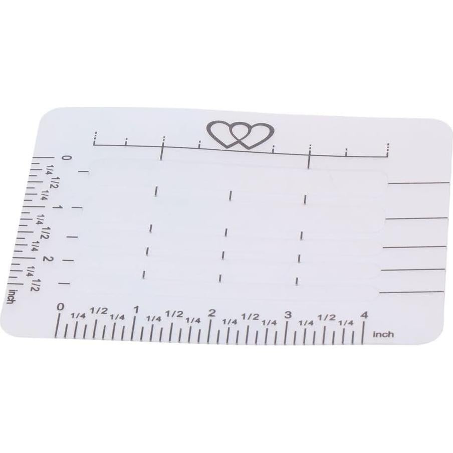 Plantillas de Dirección para Sobres DIY 8 Piezas Transparente