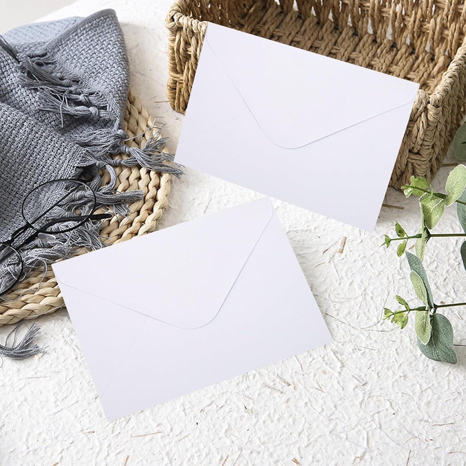 180 Sobres Pequeños Auto-Sellados Nitelemn 10.16x6.86cm Blanco