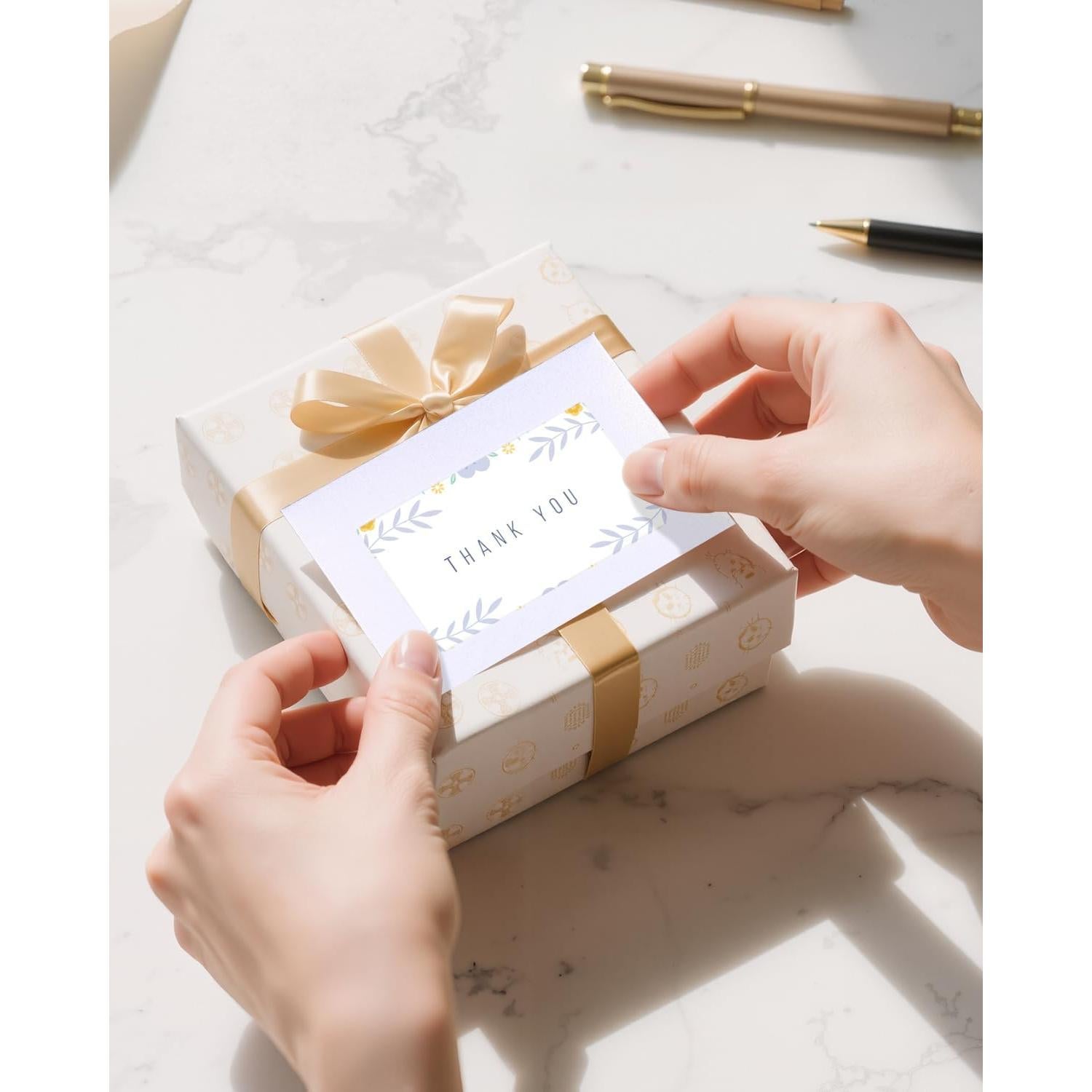 50 Mini Sobres con Ventana EORTA, Cierre Corazón, 10.5x7cm, Blanco