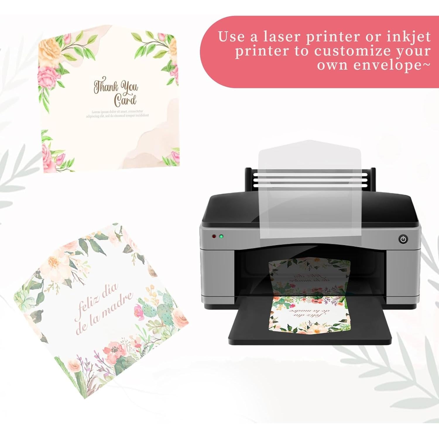 50 Sobres de Glassine Aiyorse 7x10cm para Semillas y Monedas