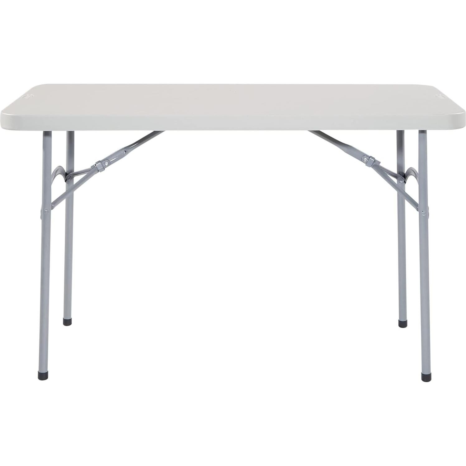 Mesa Plegable Office Star de Resina 121.9x60.9 cm Gris