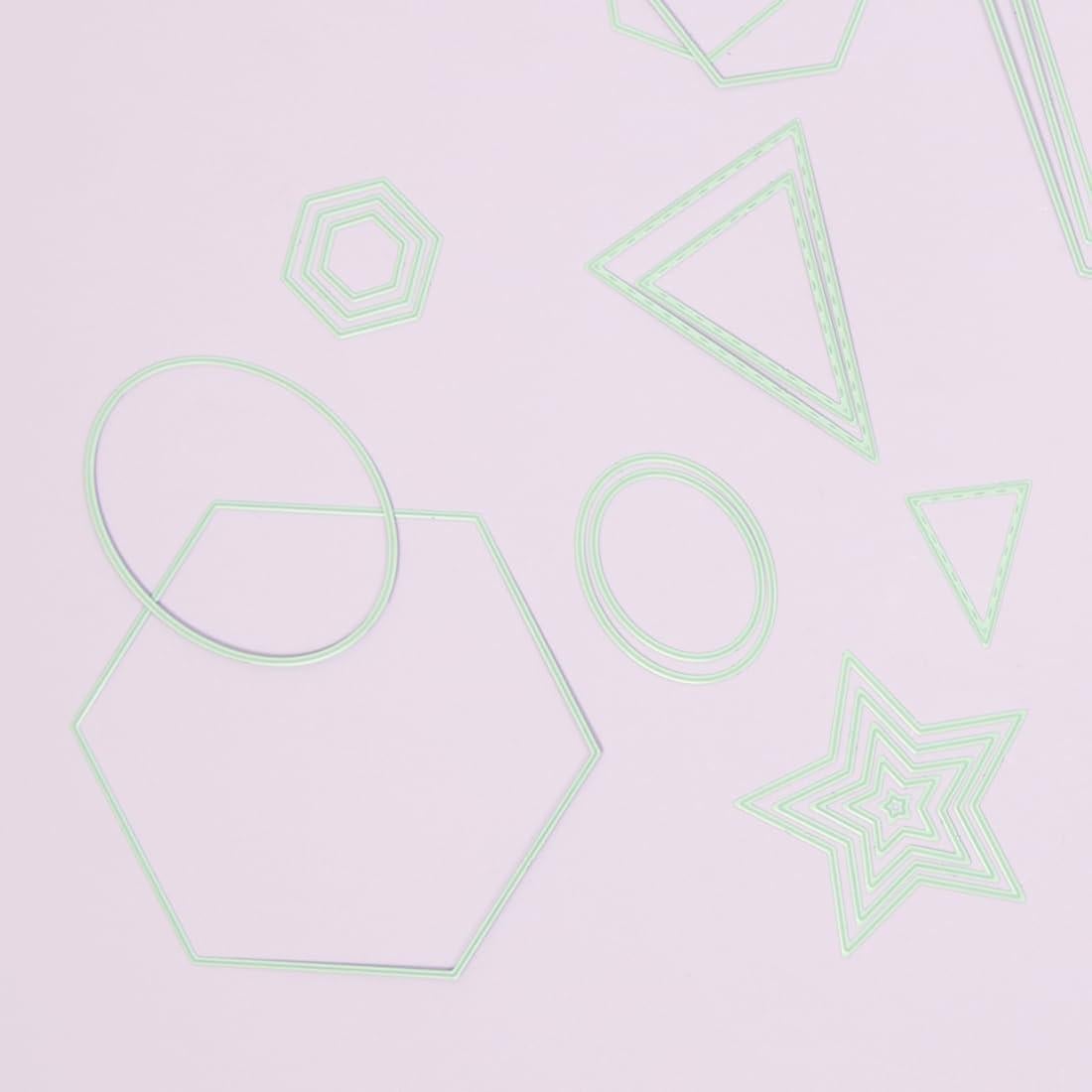 Set de Mini Troqueles Banderas Craftelier - 4 Piezas