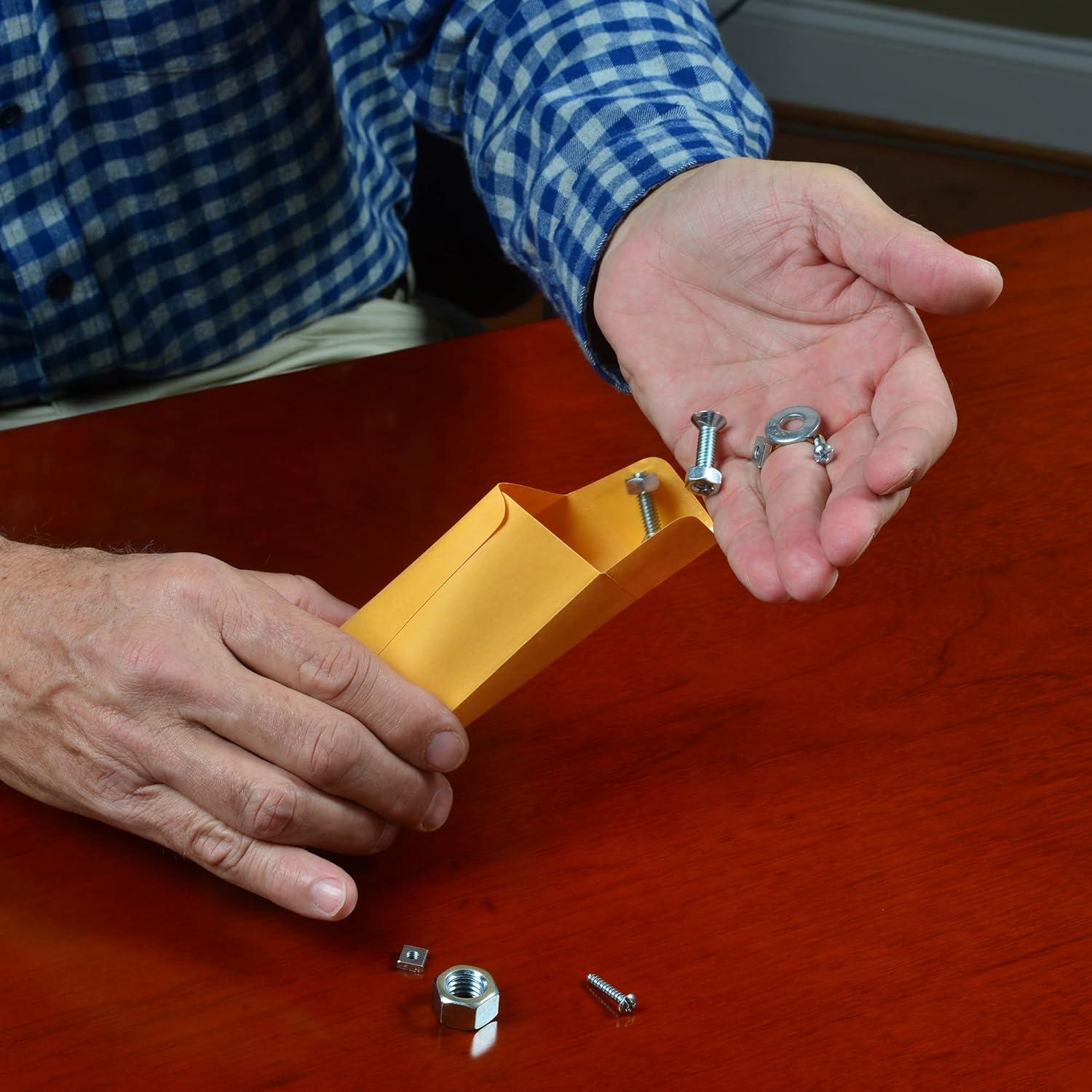 Sobres para Monedas Quality Park #5 1/2 Kraft 3,2 x 14 cm 500 Pzs