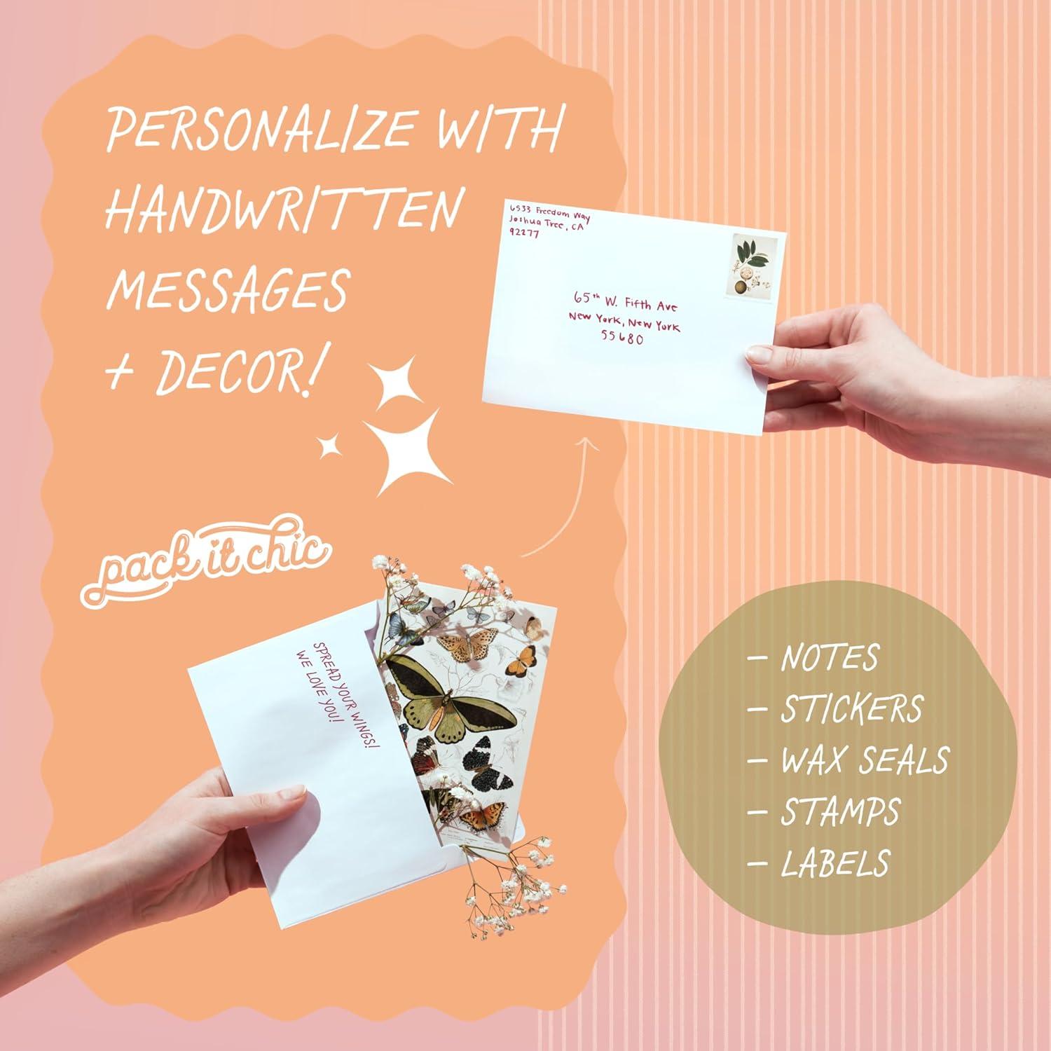 Pack It Chic Sobres A2 Blancos Autoadhesivos 110 Unidades