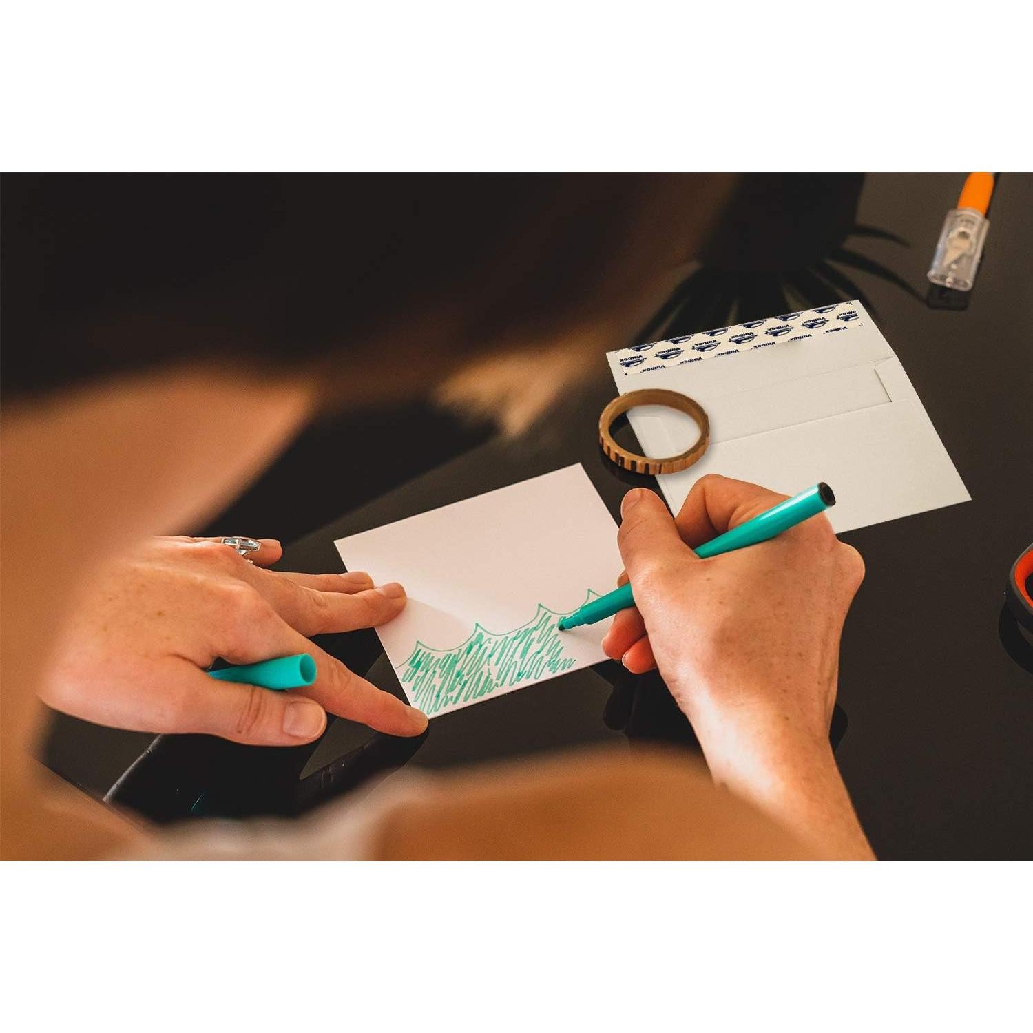 Sobres de Invitación A1 ValBox 100 Unidades Autoadhesivos Blancos