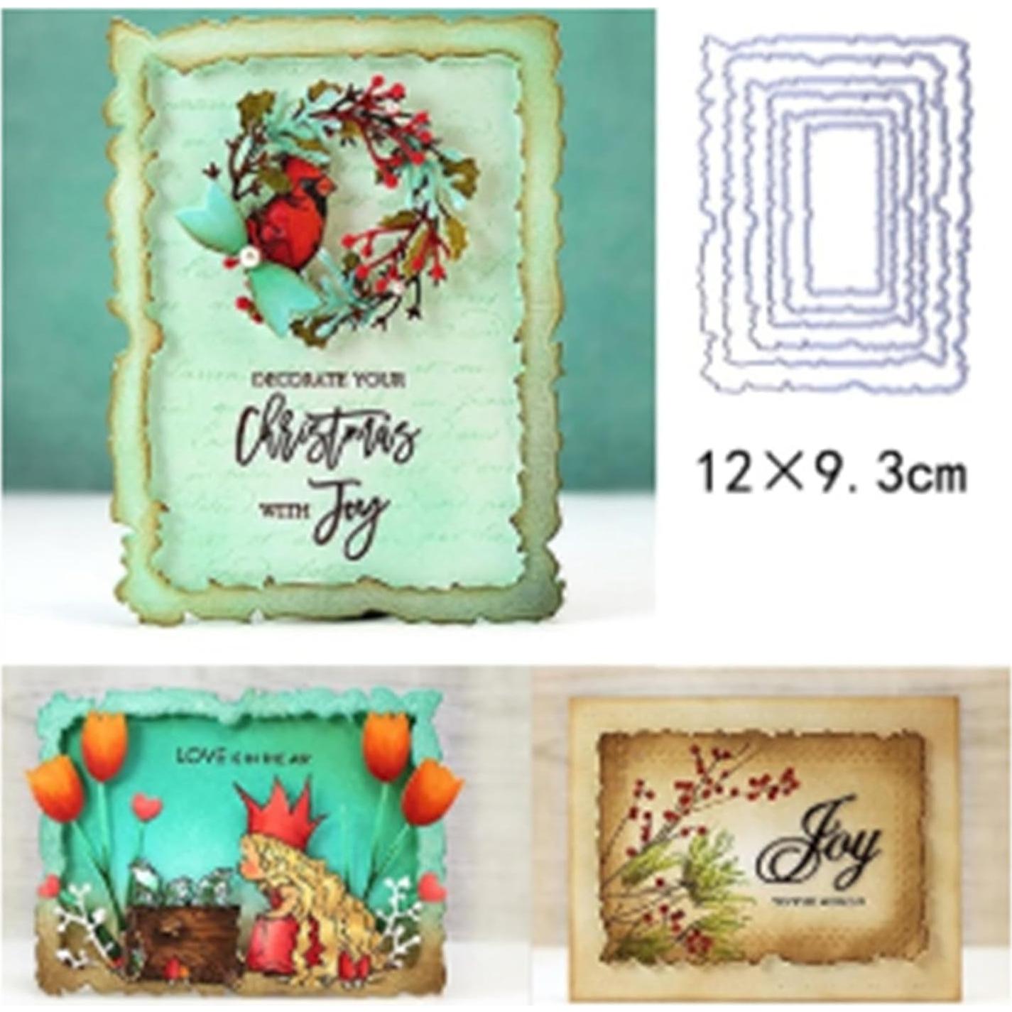 Troquel de Corte de Metal XMEI para Scrapbooking 13.8x10.8cm