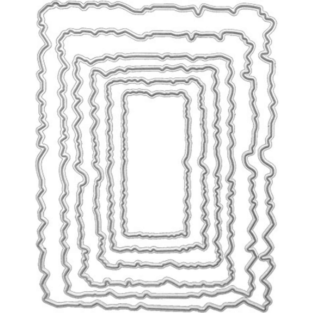 Troquel de Corte de Metal XMEI para Scrapbooking 13.8x10.8cm