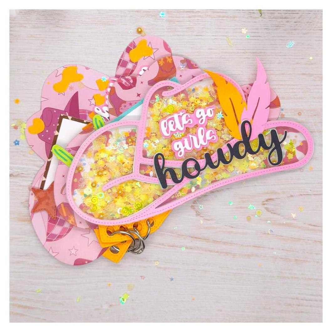 Troqueles de Corte KSCRAFT Cowboy 21x10 cm para Scrapbooking