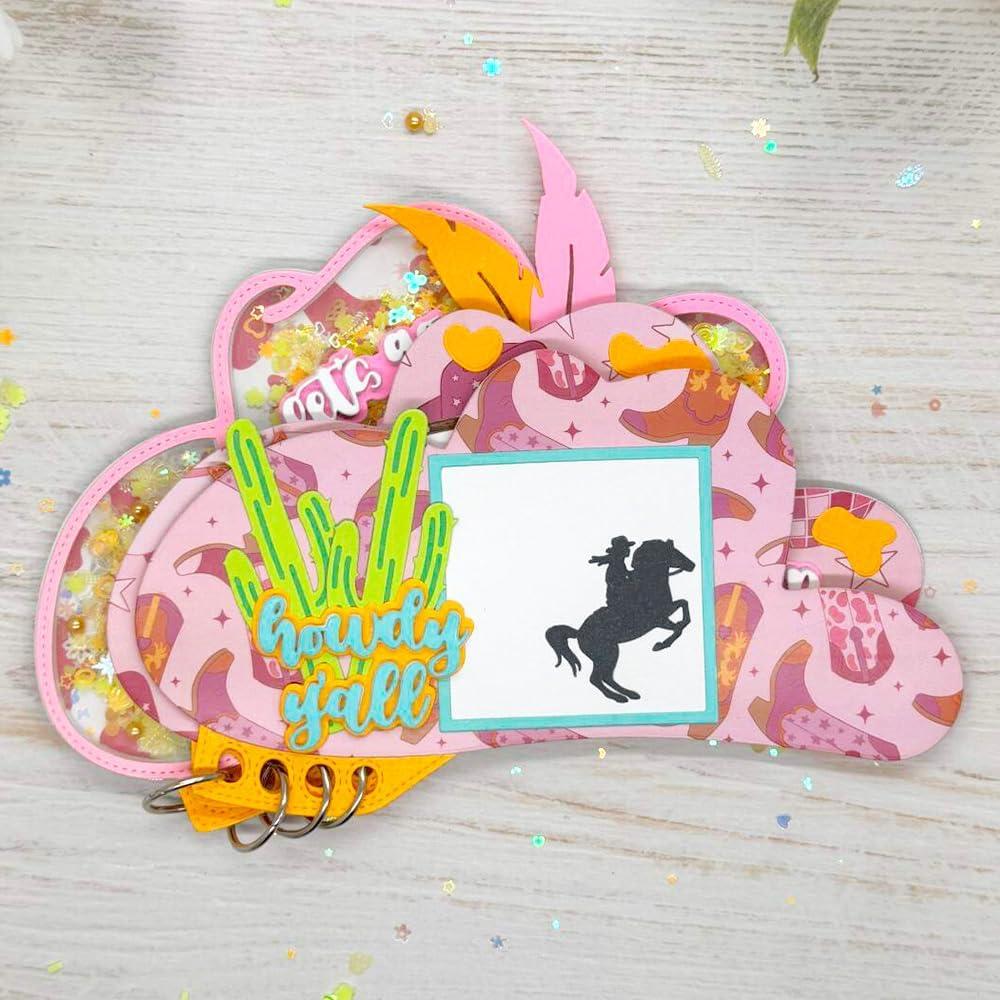 Troqueles de Corte KSCRAFT Cowboy 21x10 cm para Scrapbooking