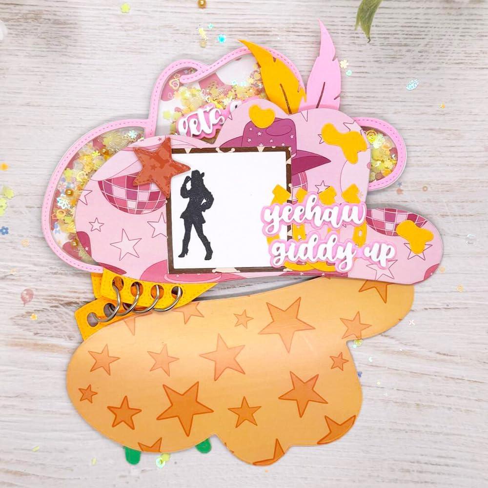 Troqueles de Corte KSCRAFT Cowboy 21x10 cm para Scrapbooking