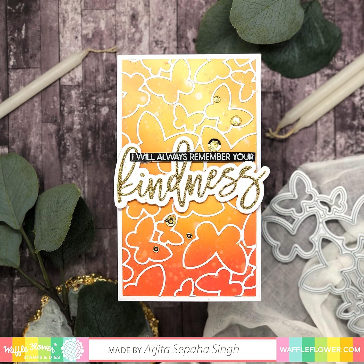 Troqueles anidados Mini Slimline Waffle Flower 14 piezas