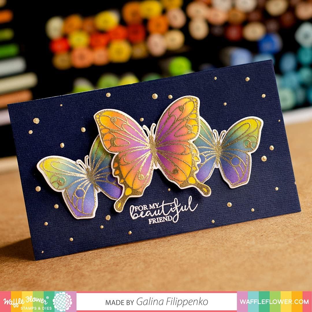 Troqueles anidados Mini Slimline Waffle Flower 14 piezas