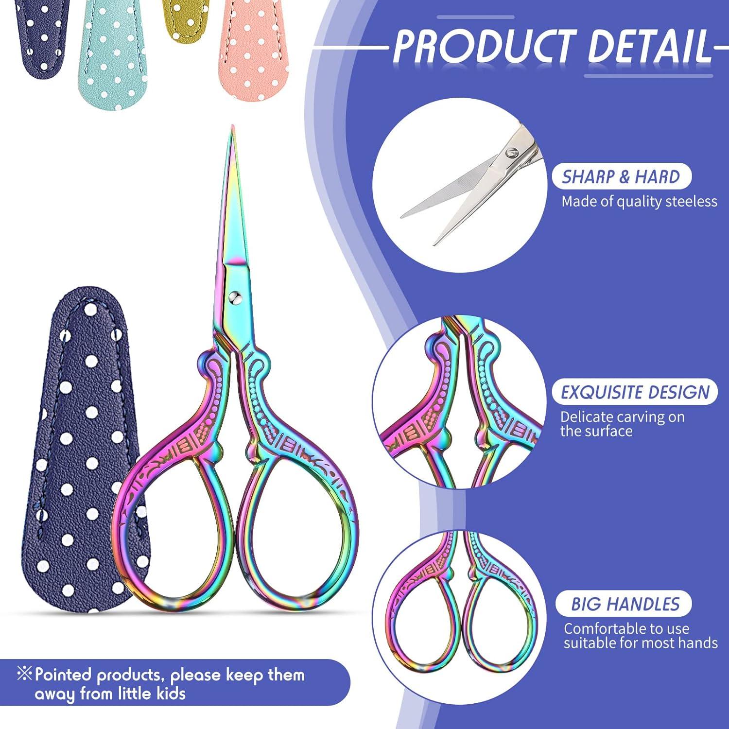 Tijeras de Bordado Honoson 4 Pcs Acero Inoxidable 9.14 cm