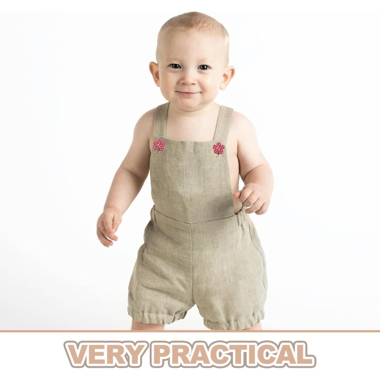 Botones de Madera FENICAL 2cm Flores Coloridas 50 Pcs