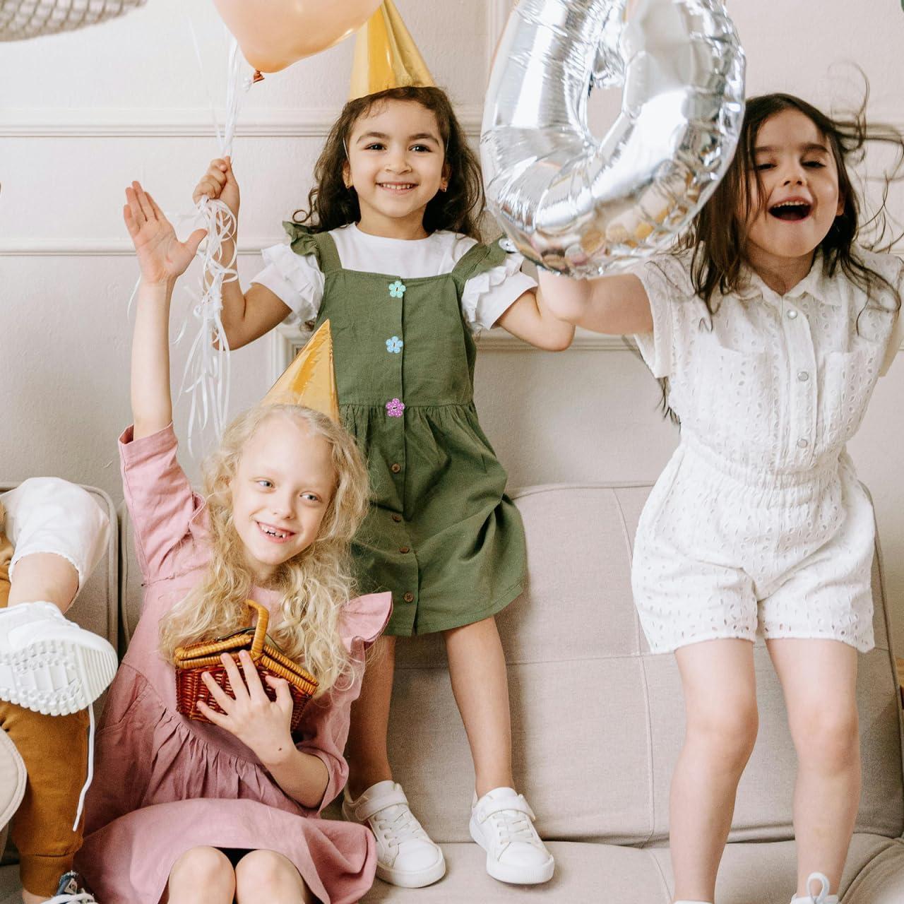 Botones de Madera FENICAL 2cm Flores Coloridas 50 Pcs