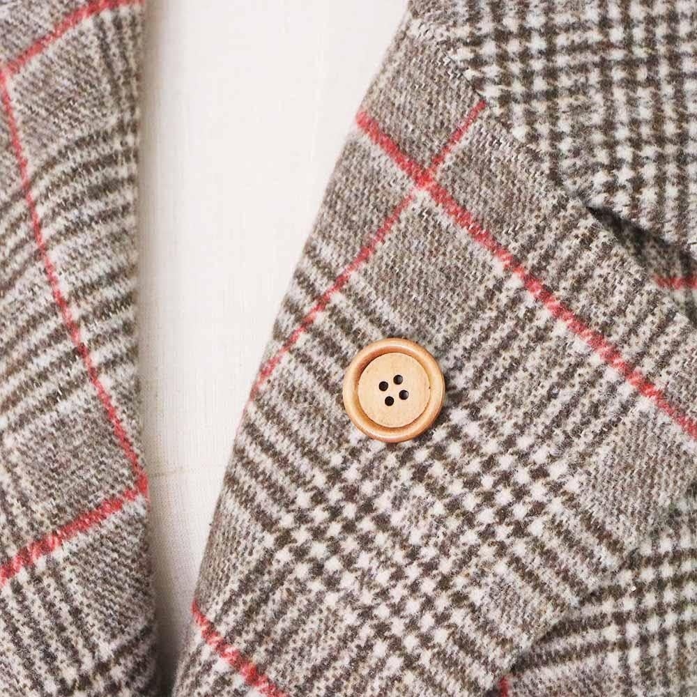 Botones Redondos de Madera Kopida 40 Pcs 25mm Duraderos