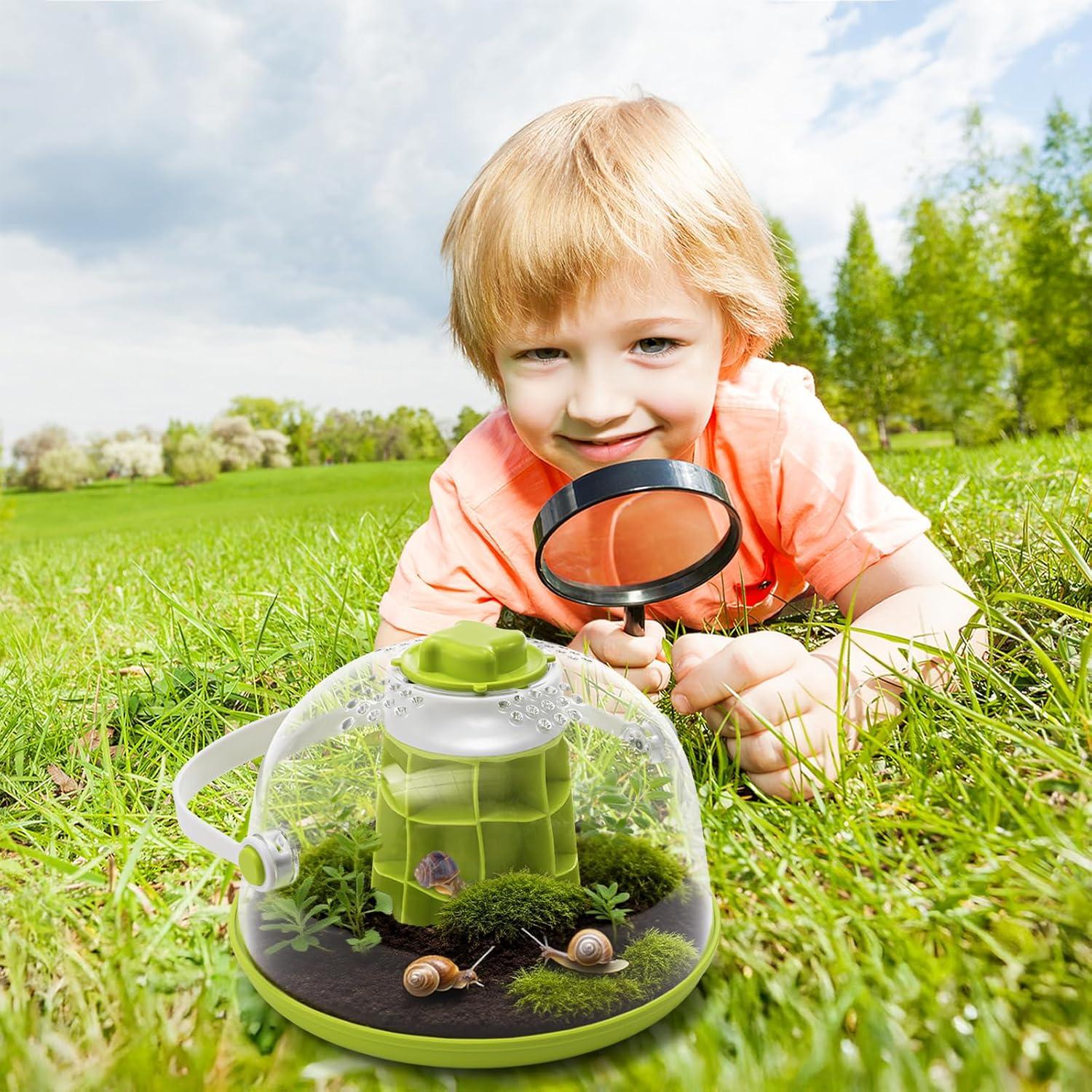 Caja de Cría para Caracoles ELFULLY 20.3cm con Ventilación