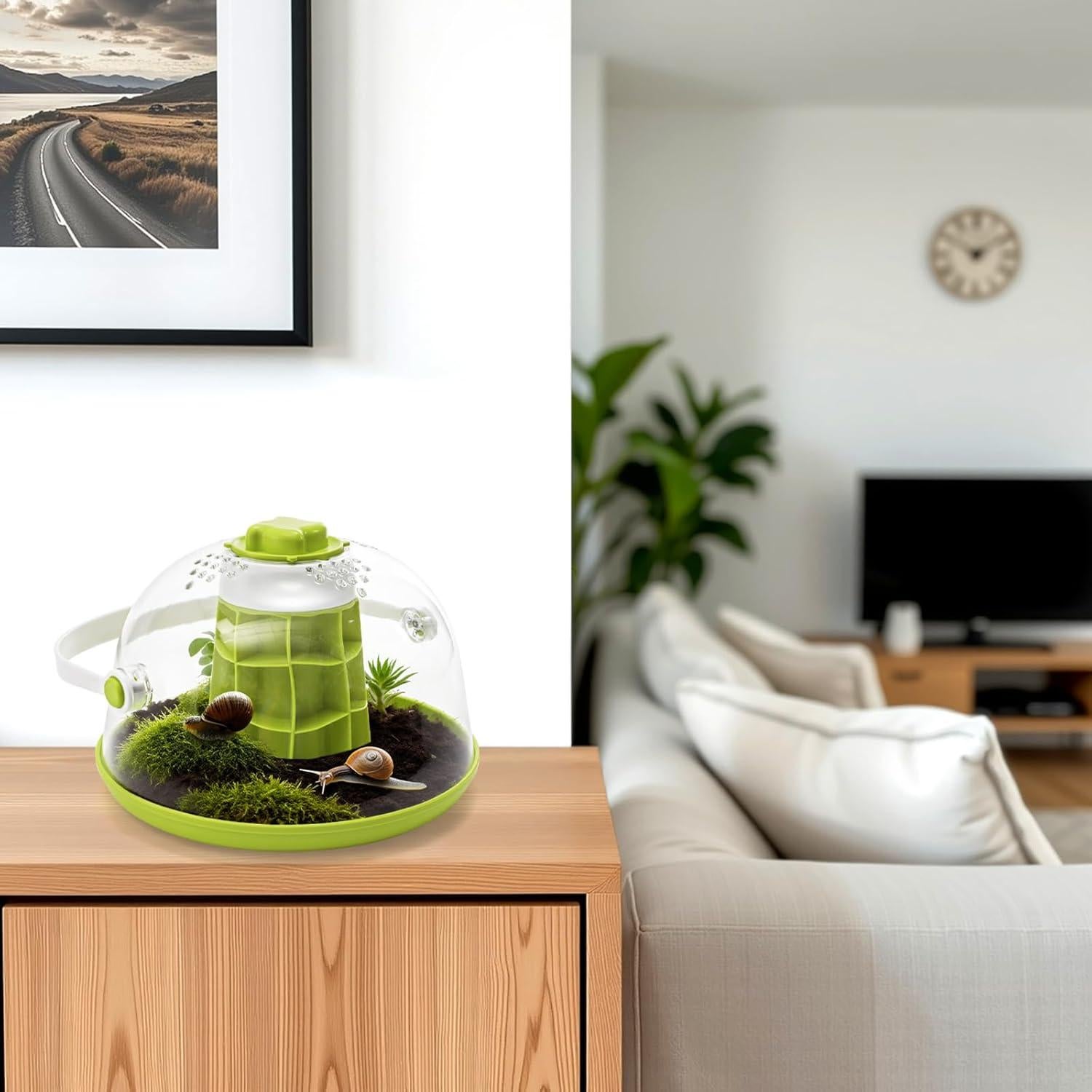 Caja de Cría para Caracoles ELFULLY 20.3cm con Ventilación