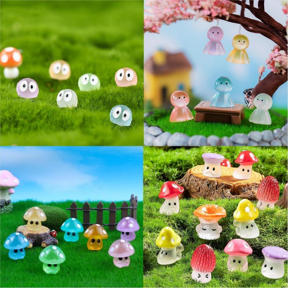 Kit de Accesorios de Jardín de Hadas Yufamily - 42 Piezas Brillantes