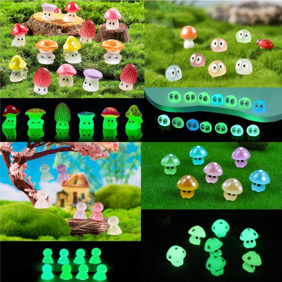 Kit de Accesorios de Jardín de Hadas Yufamily - 42 Piezas Brillantes