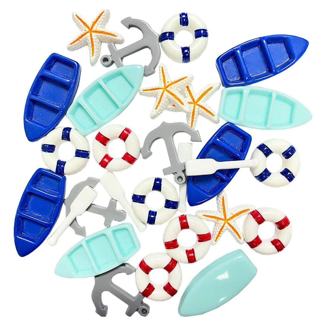 Adornos Náuticos de Resina Daimay 28 Piezas para Decoración