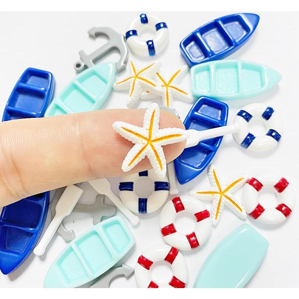 Adornos Náuticos de Resina Daimay 28 Piezas para Decoración