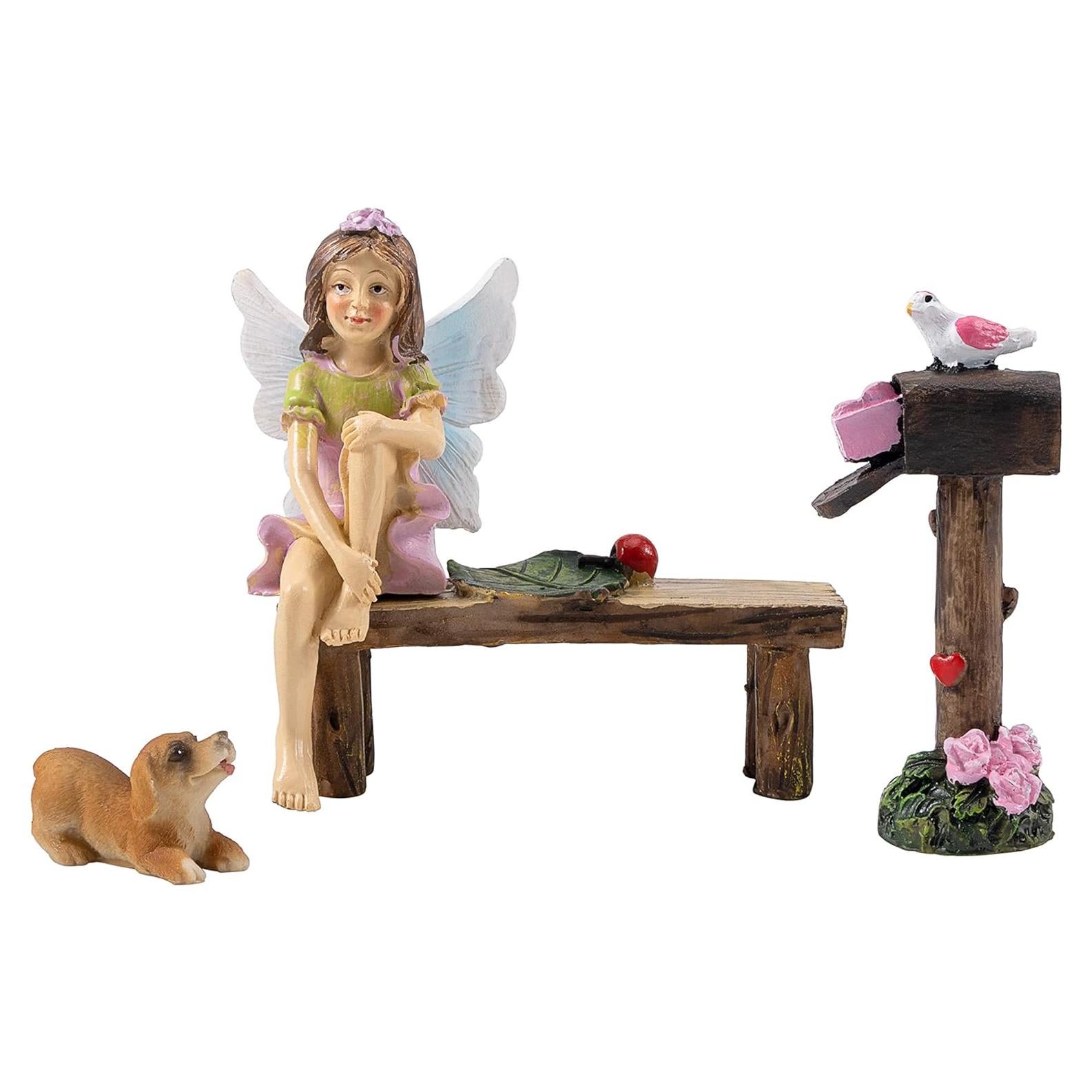 Kit de Accesorios para Jardín de Hadas MUAMAX Miniaturas