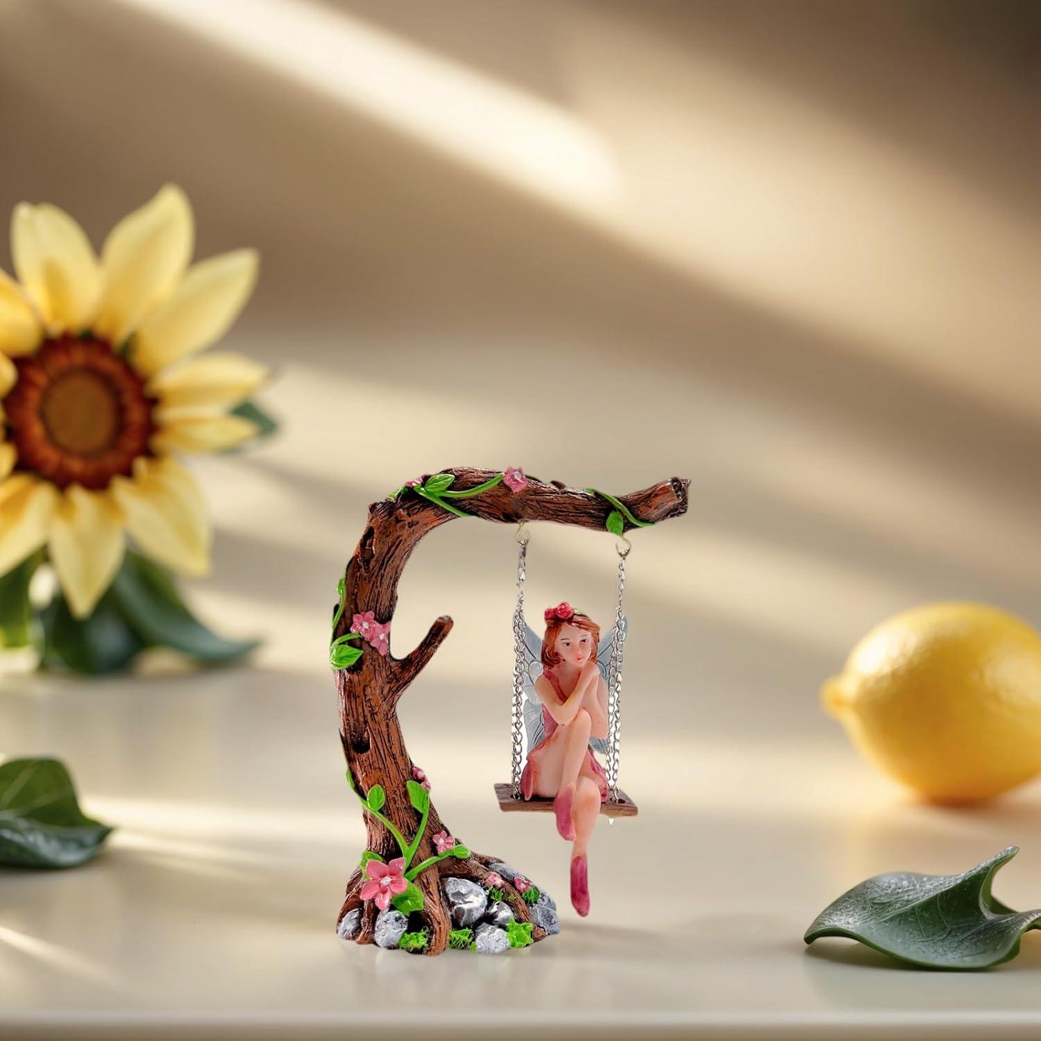 Juego de columpio de hadas en miniatura Annowaway 42 piezas