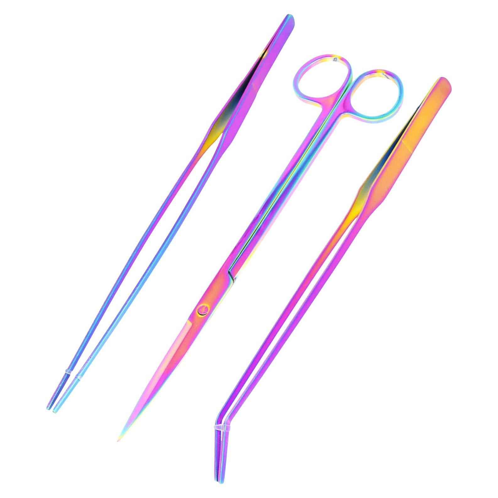 Kit de Herramientas de Acuascaping Mandala Crafts 3 en 1 Acero Inoxidable