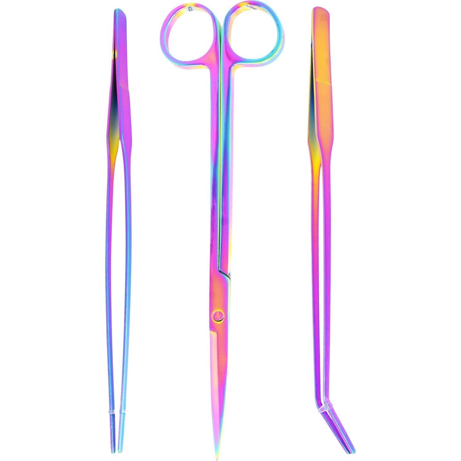 Kit de Herramientas de Acuascaping Mandala Crafts 3 en 1 Acero Inoxidable