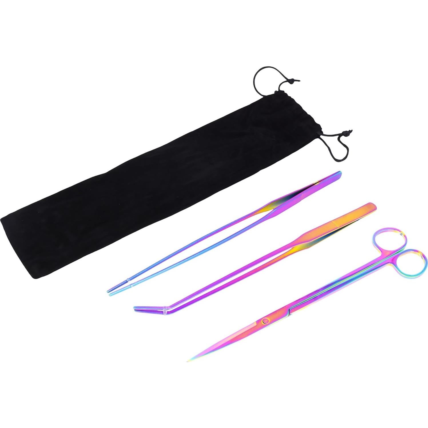 Kit de Herramientas de Acuascaping Mandala Crafts 3 en 1 Acero Inoxidable