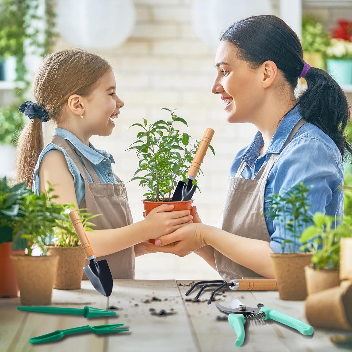 Kit de Jardinería 175 Piezas SteelyCo - Herramientas para Bonsái y Suculentas