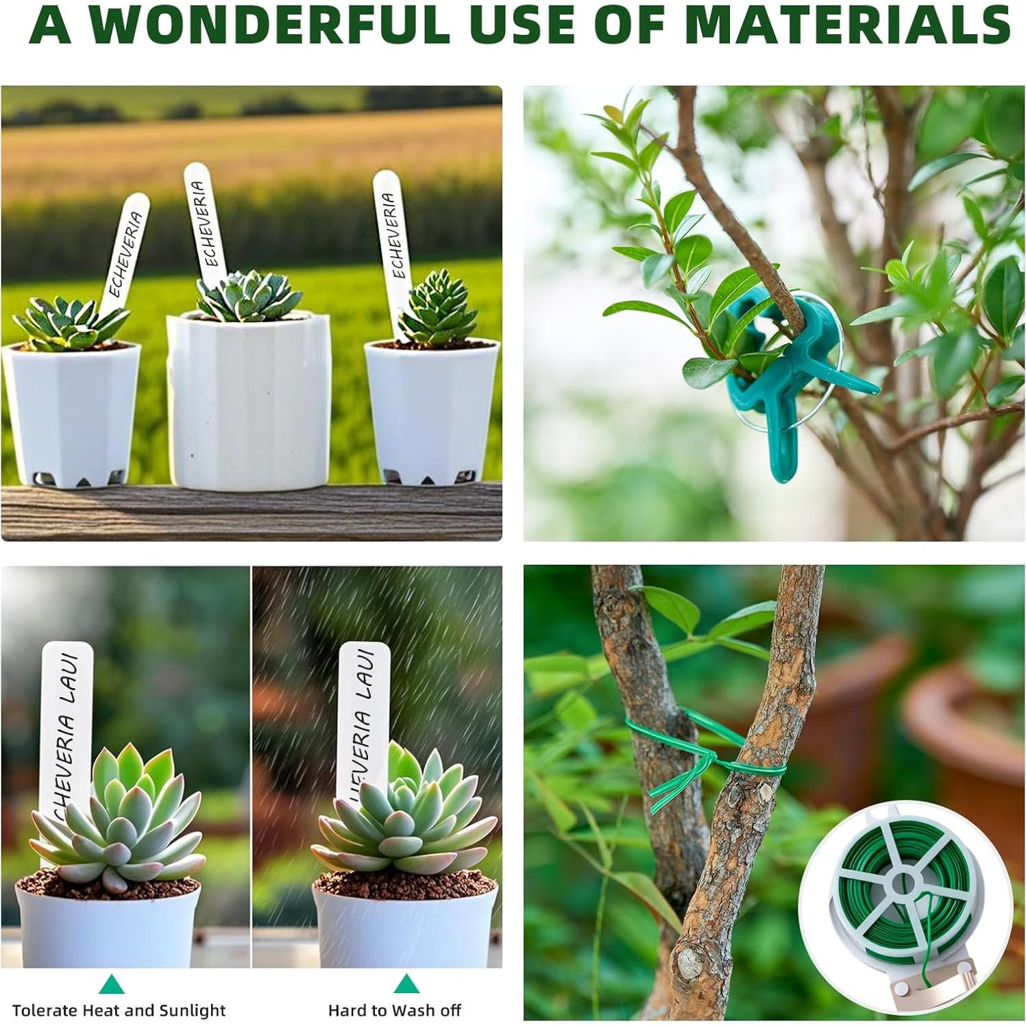 Kit de Jardinería 175 Piezas SteelyCo - Herramientas para Bonsái y Suculentas