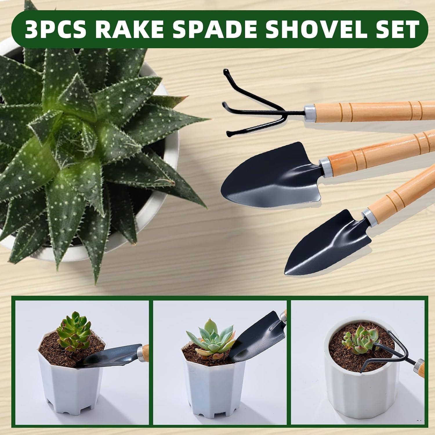 Kit de Jardinería 175 Piezas SteelyCo - Herramientas para Bonsái y Suculentas