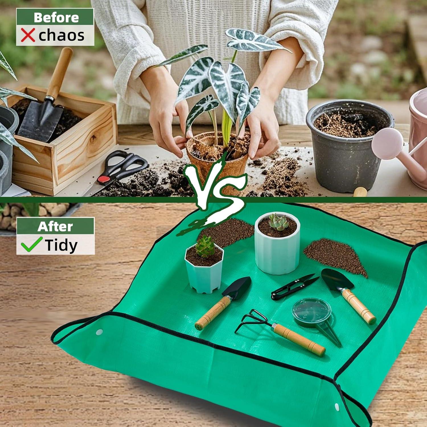 Kit de Jardinería 175 Piezas SteelyCo - Herramientas para Bonsái y Suculentas