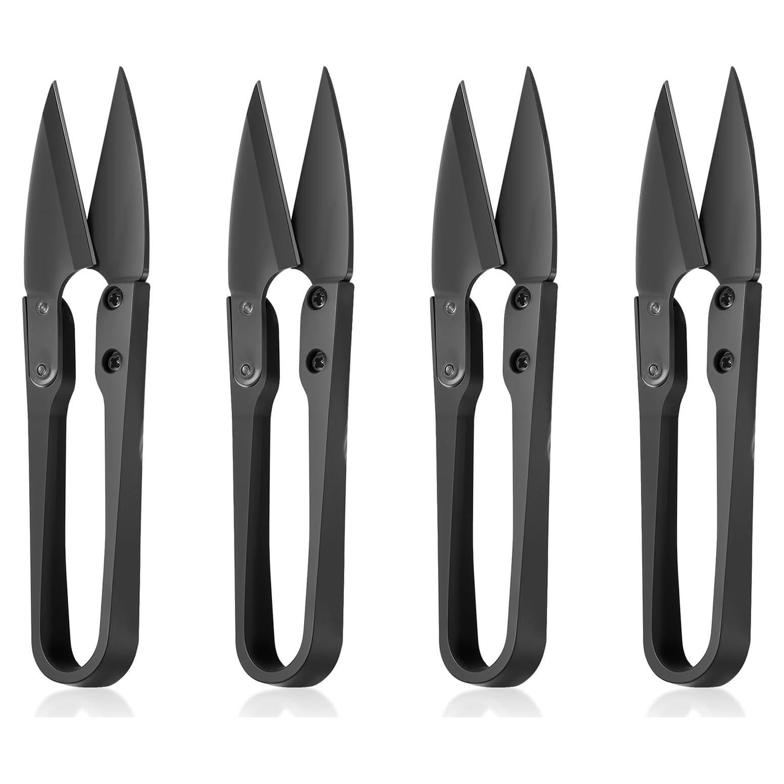 Set de 4 Mini Tijeras de Poda HJZHII - Acero Inoxidable 10.5cm