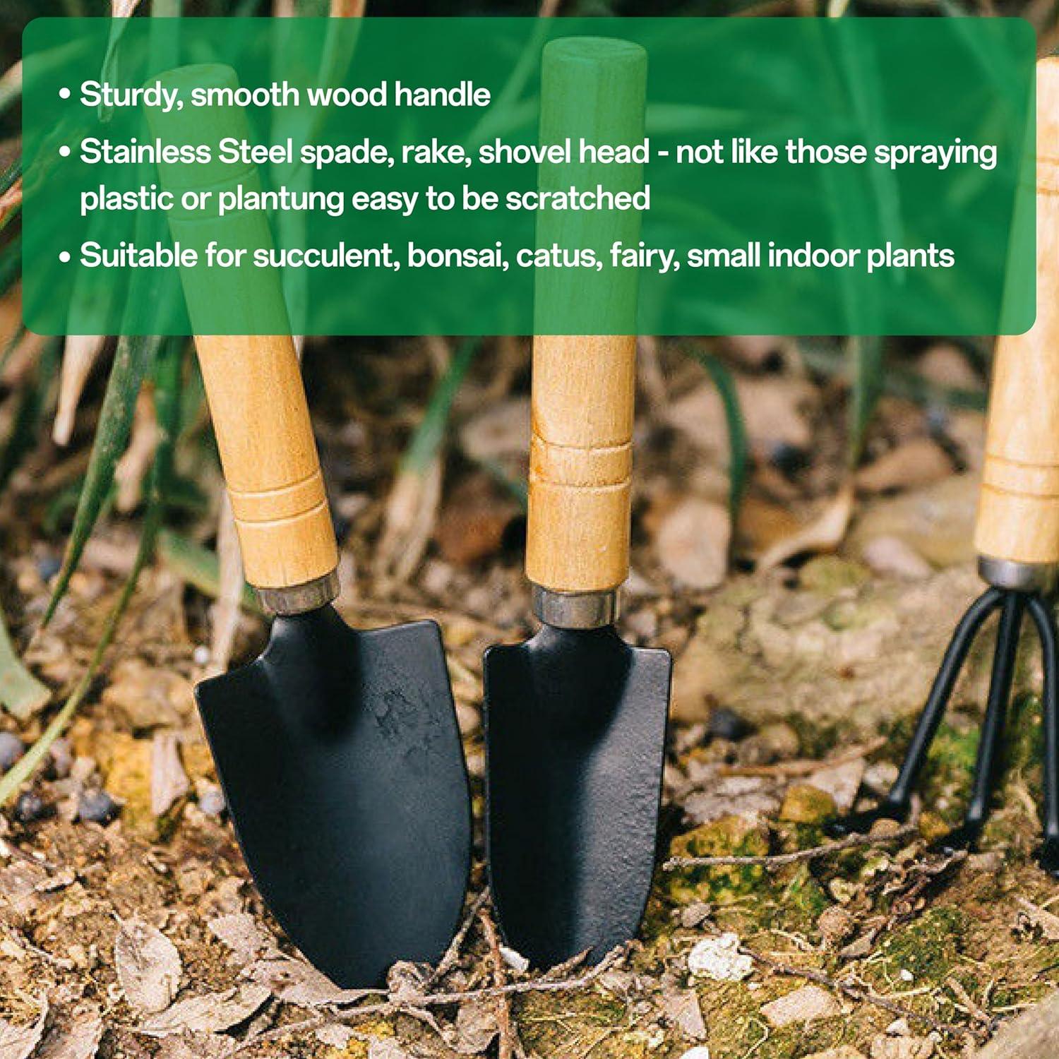 Set de Herramientas de Jardín IIUIKOO 5 Piezas Hierro Verde