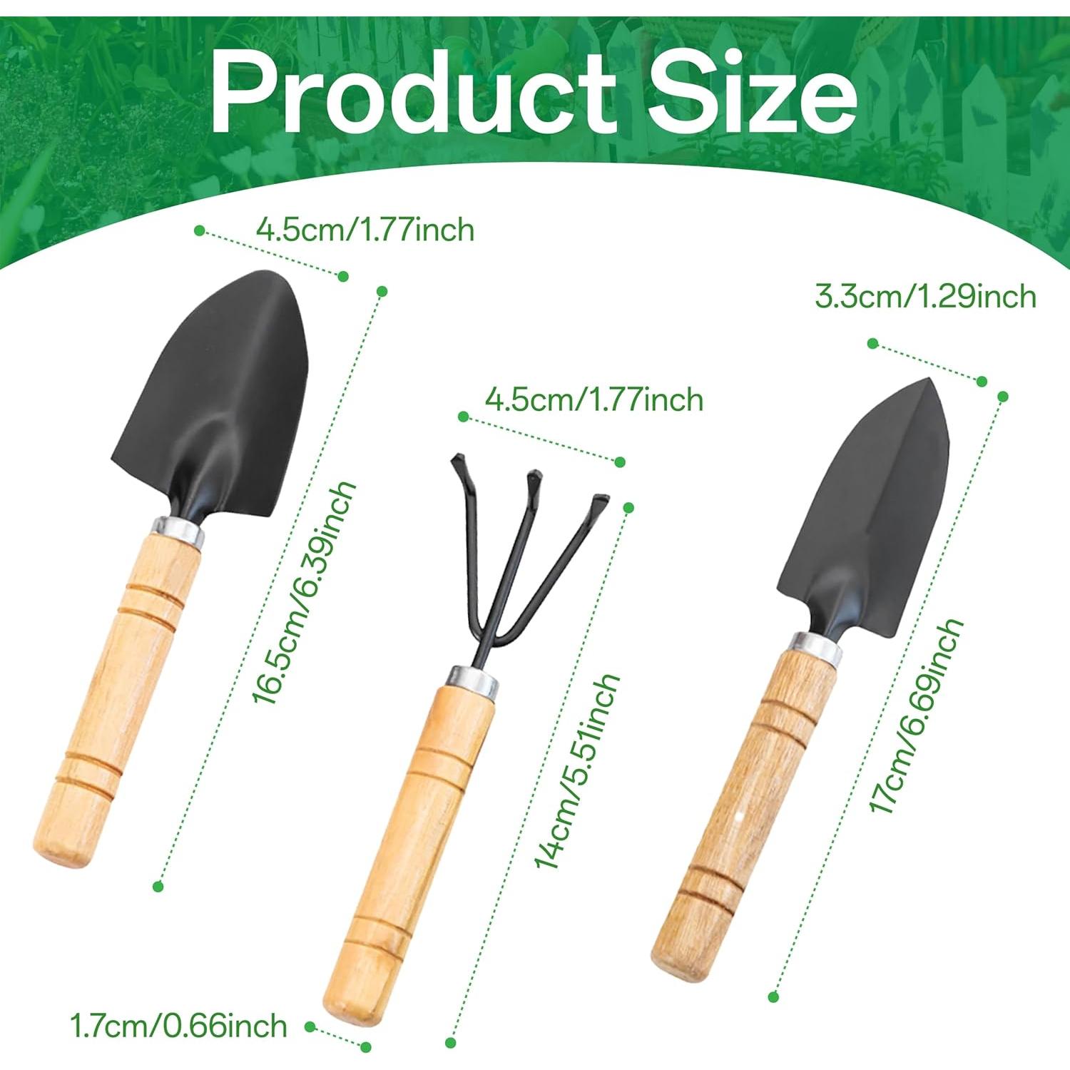 Set de Herramientas de Jardín IIUIKOO 5 Piezas Hierro Verde