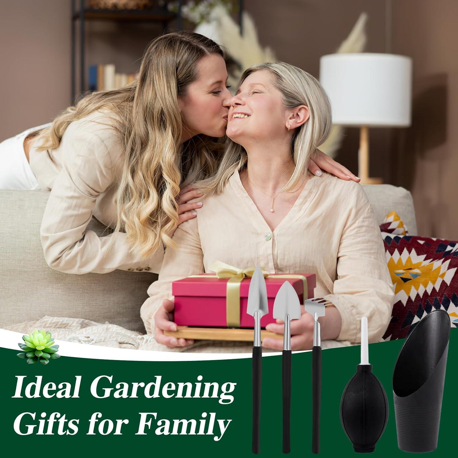 Juego de Herramientas para Suculentas ANPHSIN 44 Pcs Verde