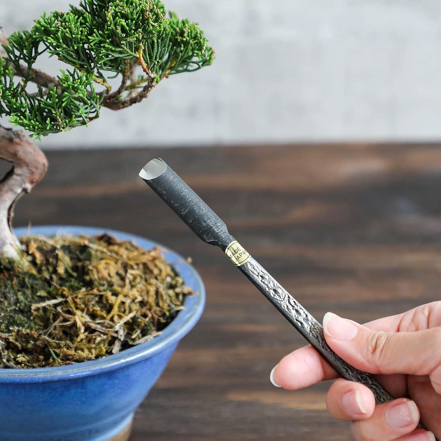 Cincel Curvado Wazakura de Acero al Carbono 185 mm Plata