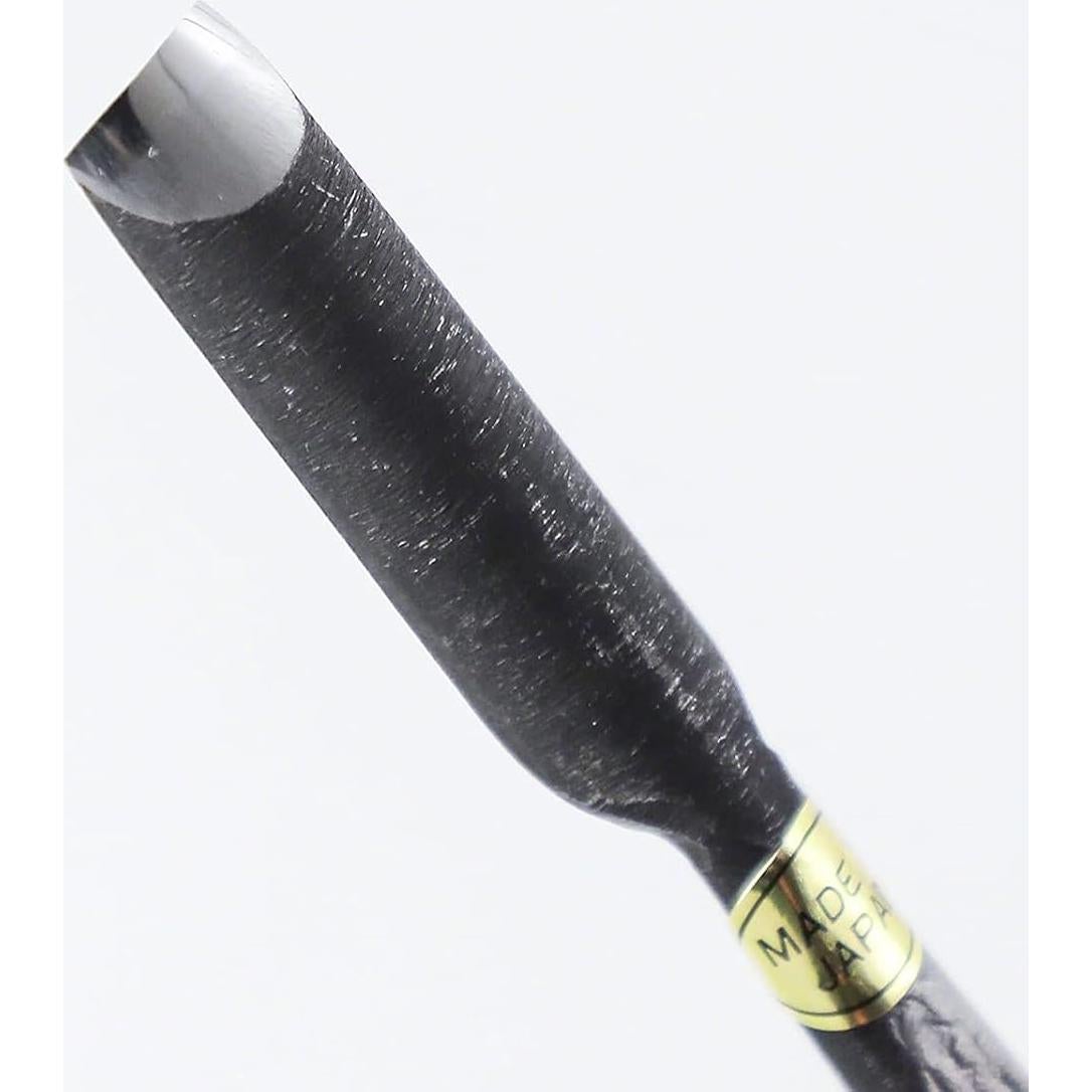 Cincel Curvado Wazakura de Acero al Carbono 185 mm Plata