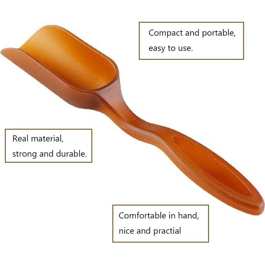 10 Cucharas Mini Jardinería Plásticas Hooiolye Marrón 15cm