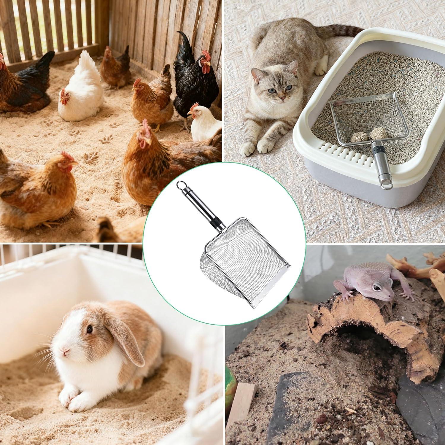 Juego de Herramientas de Jardín Luxzio 6 Piezas Acero Inoxidable