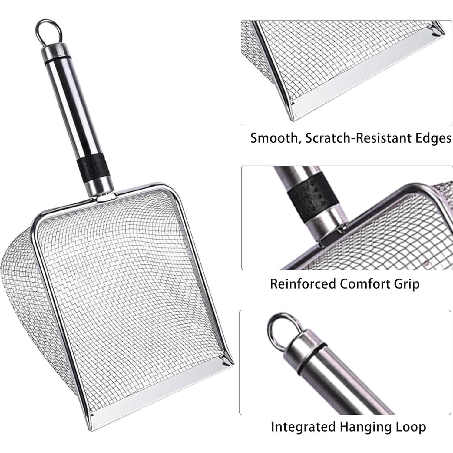 Juego de Herramientas de Jardín Luxzio 6 Piezas Acero Inoxidable