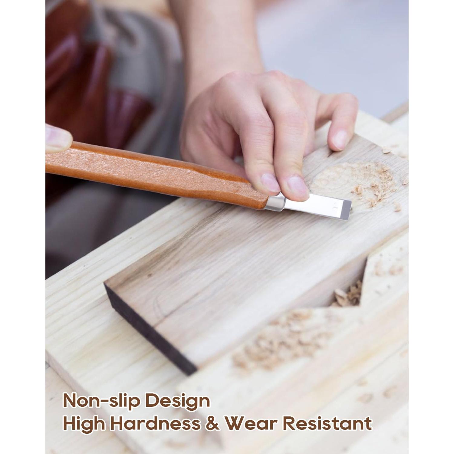 Set de Herramientas de Tallado en Madera UCEC 5 Piezas