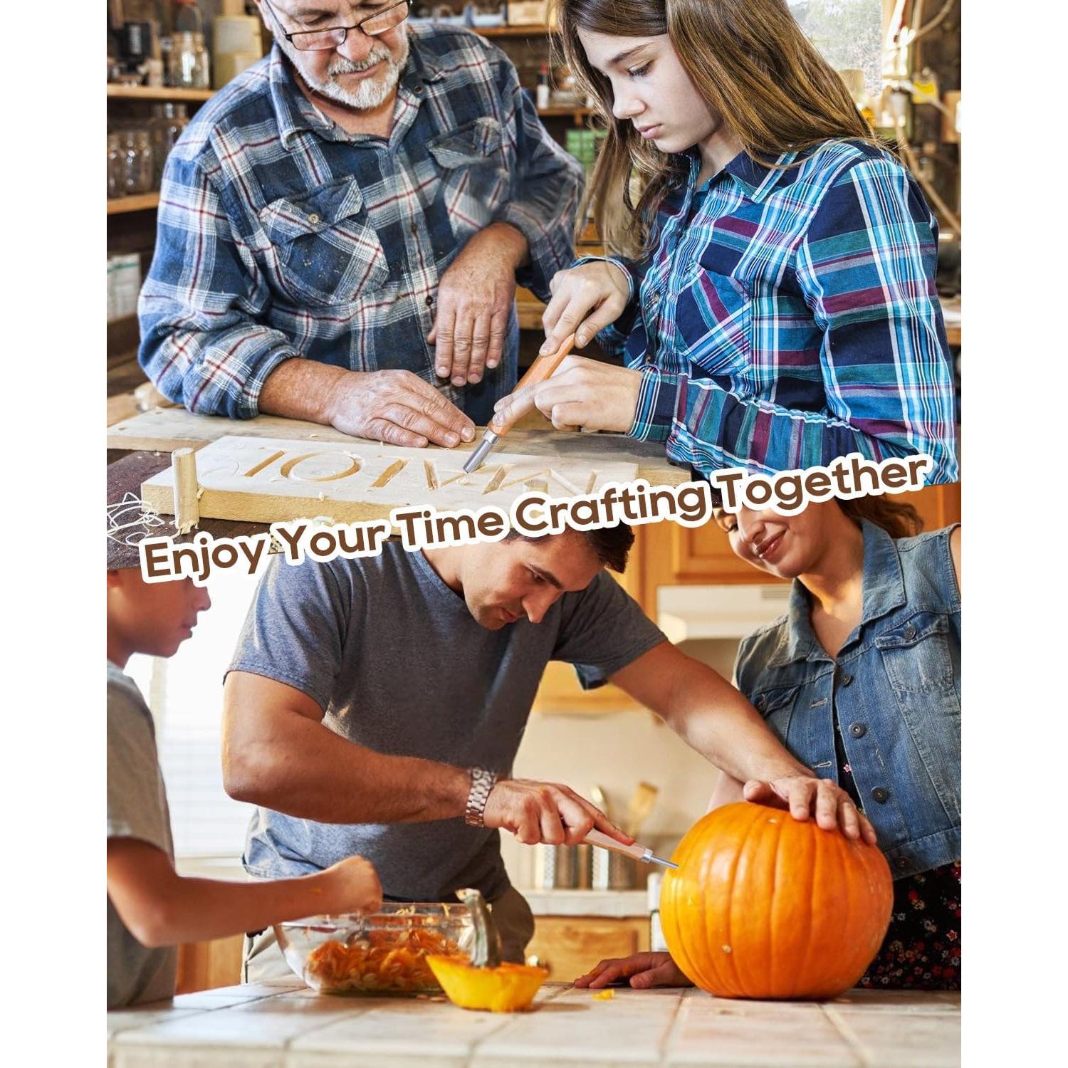 Set de Herramientas de Tallado en Madera UCEC 5 Piezas