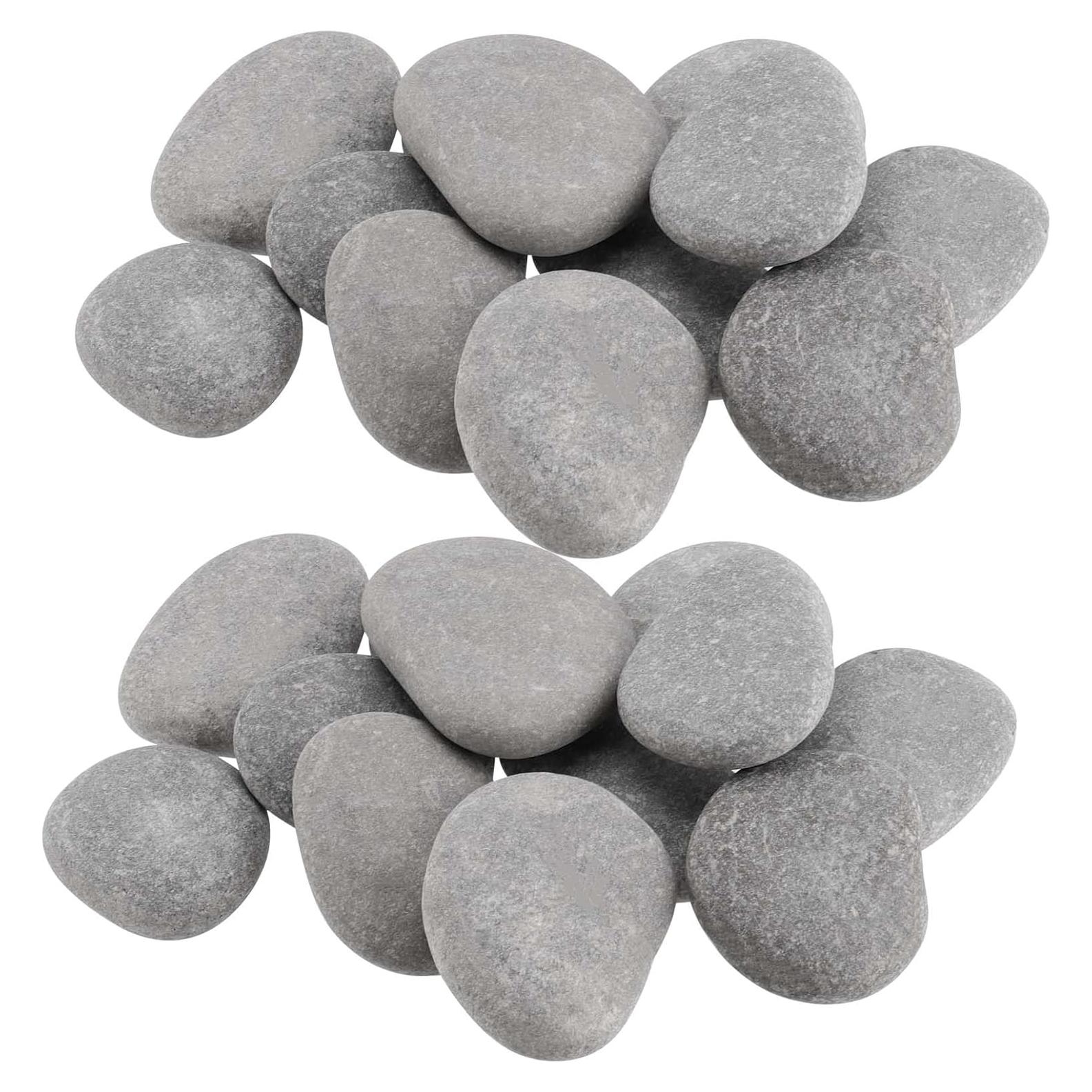 45 Rocas de Río para Pintar SINJEUN 5-8 cm Superficie Lisa